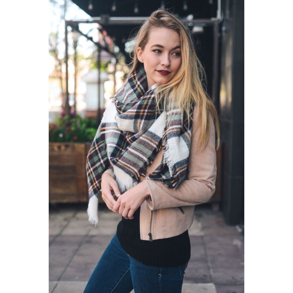 flannel frayed edge blanket